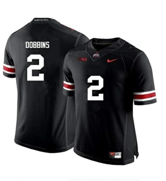 Women's Nike Ohio State Buckeyes #2 J.K. Dobbins NCAA College Football Jersey Black