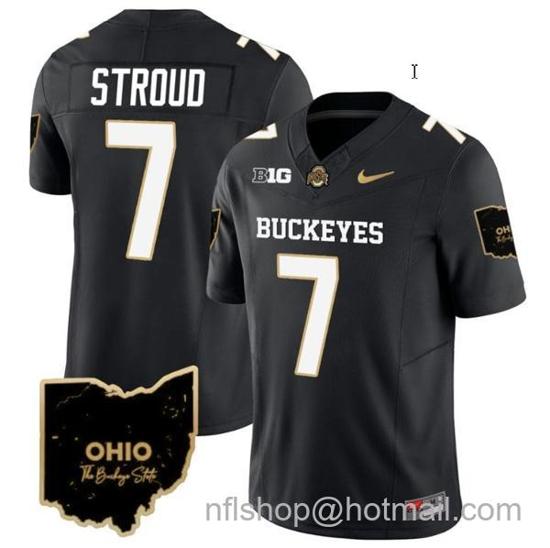 Women's Nike CJ Stroud Jersey #7 Ohio State Buckeyes College Football Stitched Special Vapor Limited Black