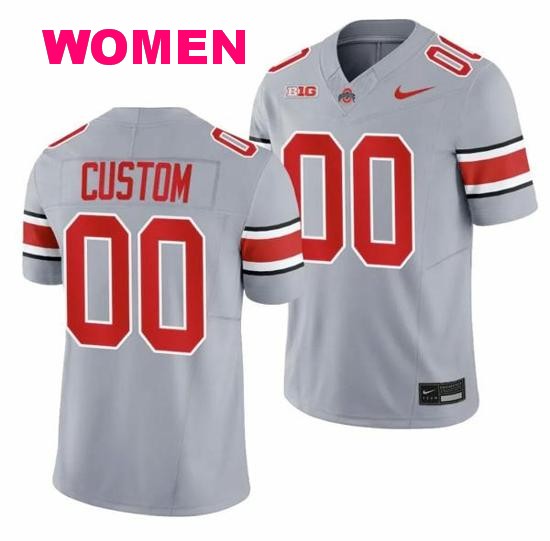 Women's Nike Ohio State Buckeyes Custom Jersey Name and Number NCAA Gary Limited Football