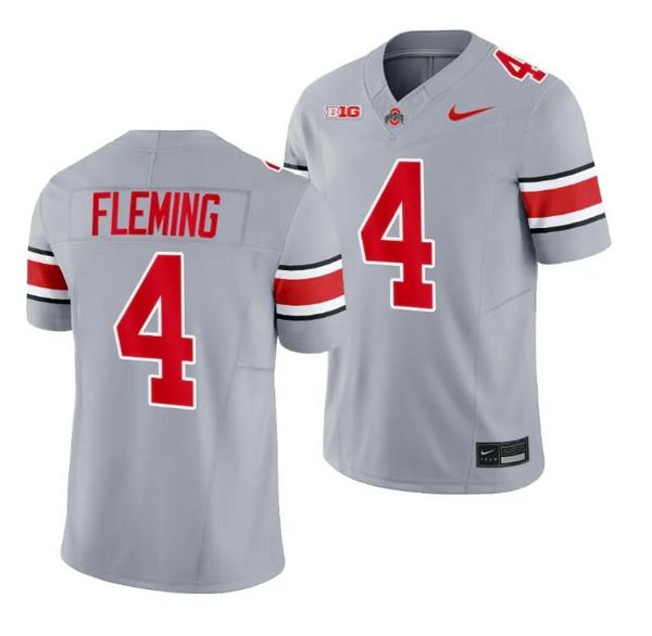 Nike Men's Julian Fleming Jersey Ohio State Buckeyes #4 2023 Alternate Gary Limited Football