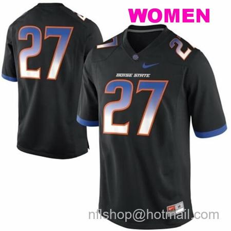 Women's Men's Boise State Broncos #27 Jay Ajayi College Football Jersey Black77