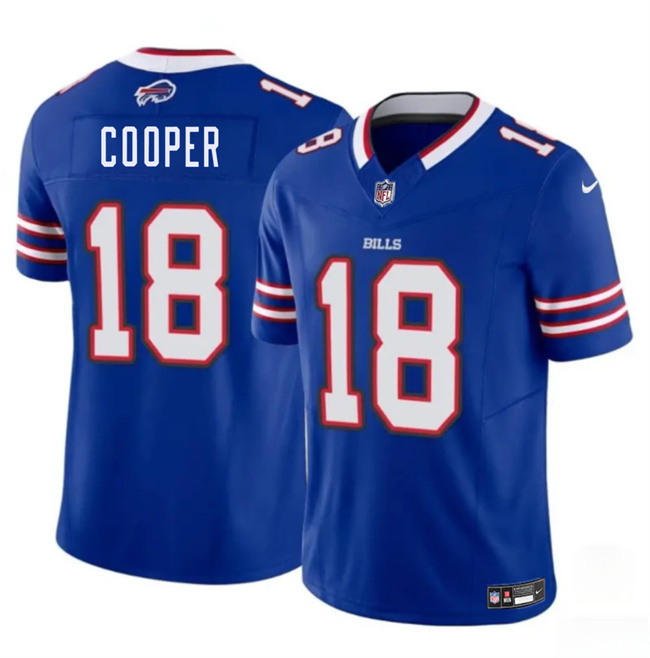 Men's Buffalo Bills #18 Amari Cooper Royal 2024 F.U.S.E. Vapor Untouchable Limited Stitched Football Jersey