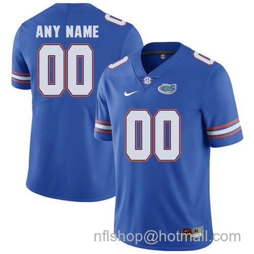 Men's Nike Personalized Florida Gator Jersey Royal Blue College Football