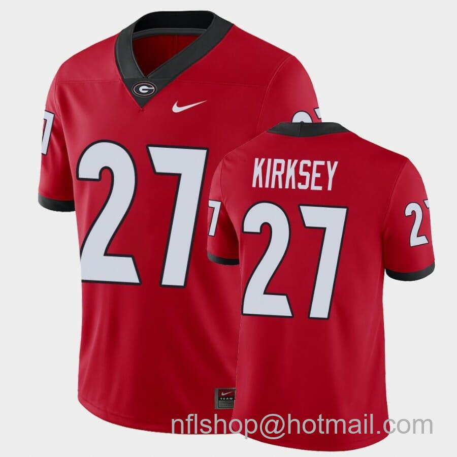 Men's Nike Georgia Bulldogs #27 Austin Kirksey Red College Football Alumni Player Jersey