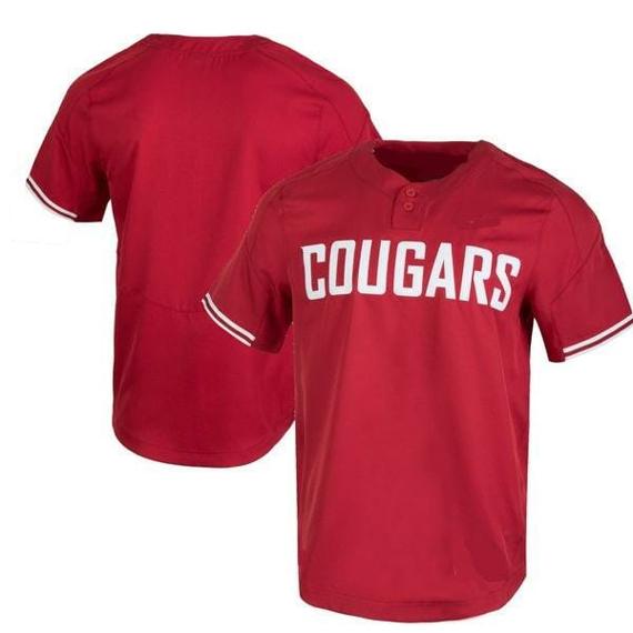 Men's Washington State Cougars Custom Name Number College Baseball Jersey