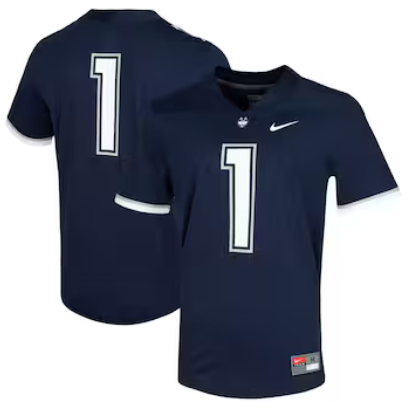 Men's Nike #1 Navy UConn Huskies Untouchable Game Jersey