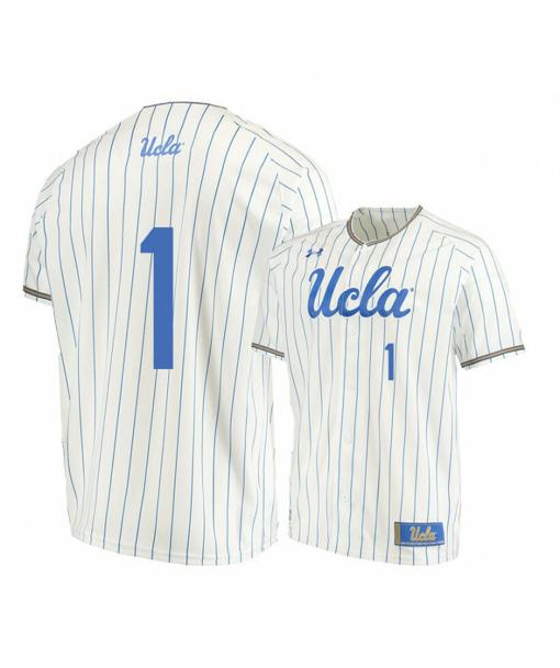 Men's UCLA Bruins 1 Matt McLain Beige College Baseball Jersey