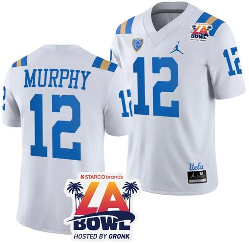 Men's Grayson Murphy Jersey #12 UCLA Bruins 2023 LA Bowl College Football White