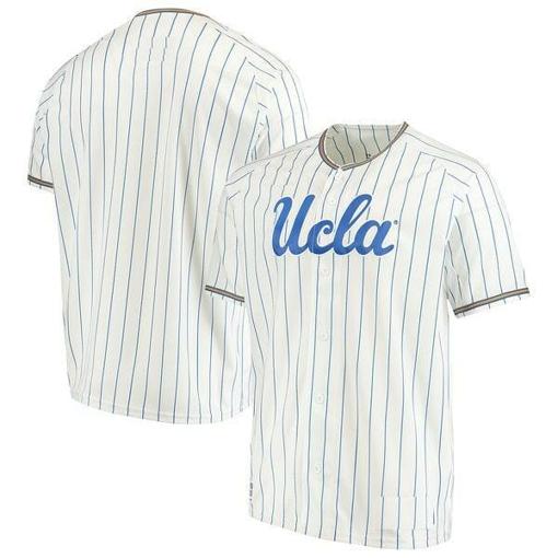 Men's UCLA Bruins Custom Name and Number College Baseball Jersey White