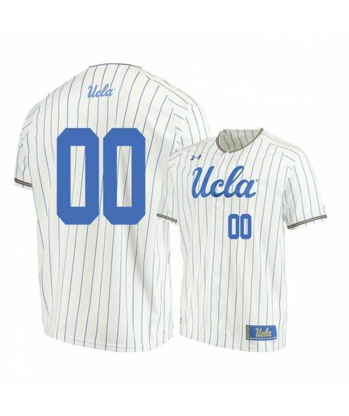 Men's Under Armour UCLA Bruins Beige Custom Name Number Baseball Jersey