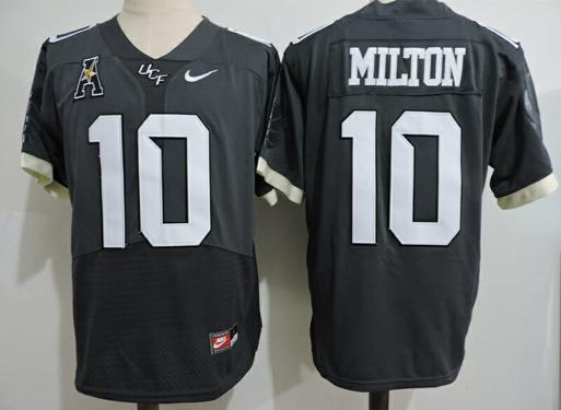 Men's Nike UCF Knights #10 Milton College Football Jersey Stitched