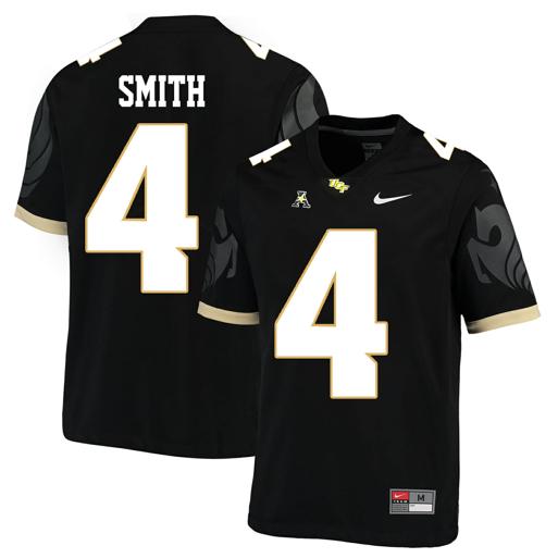 Men's Nike UCF Knights #4 Tre Quan Smith NCAA College Football Jersey Black