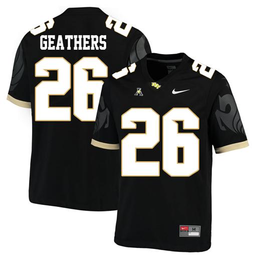 Men's Nike UCF Knights #26 Clayton Geathers NCAA College Football Jersey Black