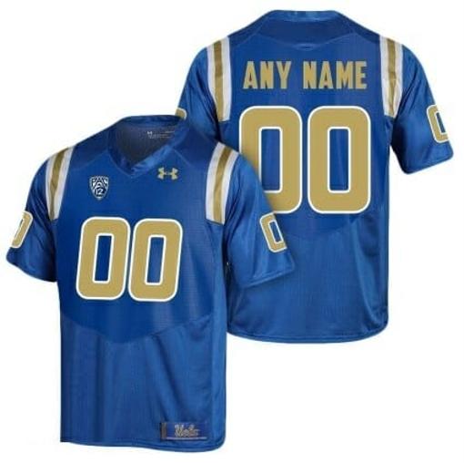 Men's Custom UCLA Bruins Jersey Royal College Football Jersey