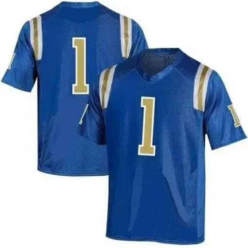 Men's Customized UCLA Bruins Jersey Football Blue