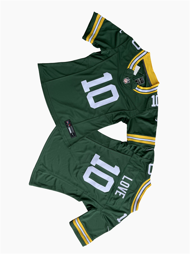 Women's Green Bay Packers #10 Jordan Love Green F.U.S.E. Vapor Untouchable Limited Stitched Jersey(Run Small)