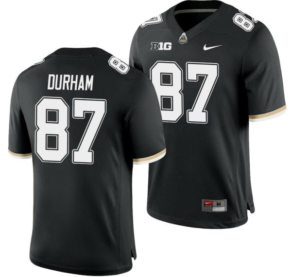 Men's Nike Purdue Boilermakers Payne Durham Jersey #87 College Football Game Black