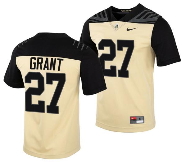 Men's Nike Purdue Boilermakers Marvin Grant Jersey #27 College Football Gold Vapor Untouchable