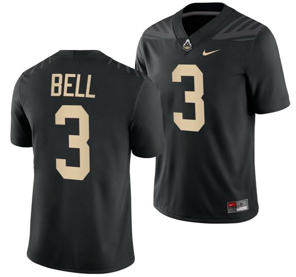 Men's Nike Purdue Boilermakers David Bell Jersey #3 College Football Black