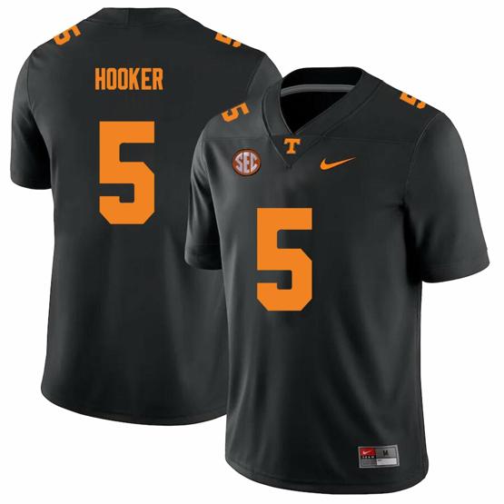 Men's Tennessee Volunteers #5 Hendon Hooker Jersey College Football New Black