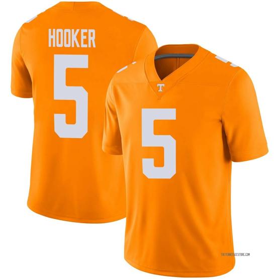 Men's Tennessee Volunteers #5 Hendon Hooker Jersey College Football Orange