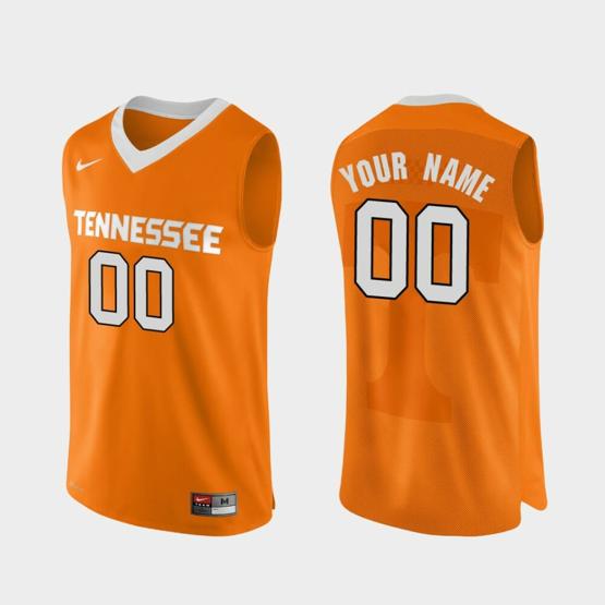 Men's Custom Tennessee Volunteers Jersey Name and Number College Basketball Orange