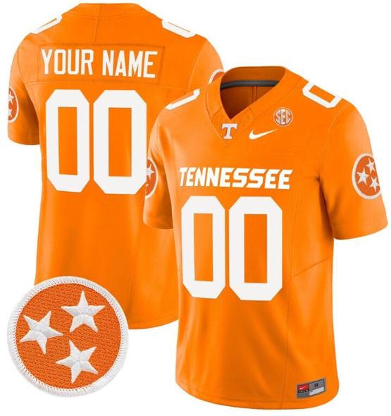 Men's Custom Tennessee Volunteers Jersey Name and Number Vapor Limited College Football Orange