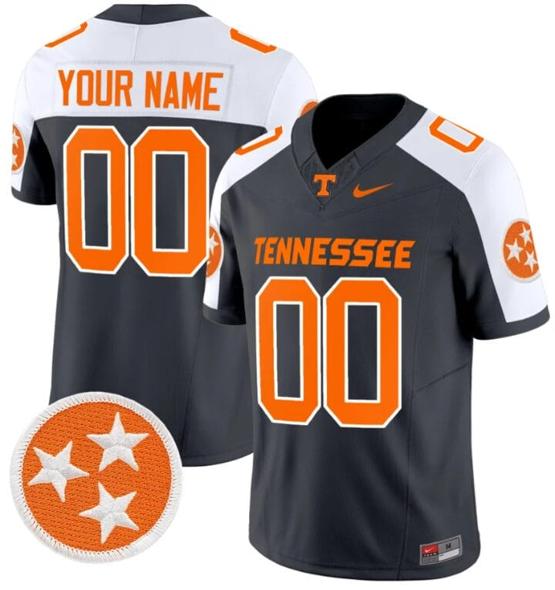 Men's Custom Tennessee Volunteers Jersey Name and Number Vapor Limited College Football Grey Alternate