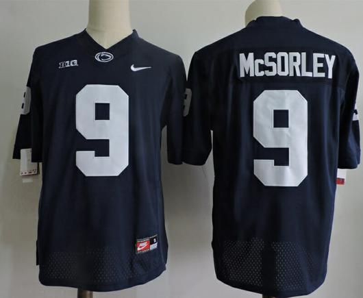 Men's Nike Penn State Nittany Lions #9 Trace McSorley Jersey Football