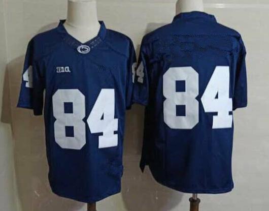 Men's Nike Penn State Juwan Johnson Jersey #84 College Football Game Navy No Name