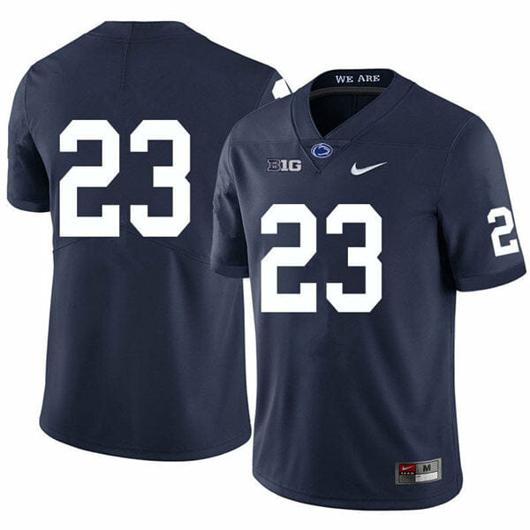 Men's Nike Penn State Curtis Jacobs Jersey #23 College Football Game Navy No Name