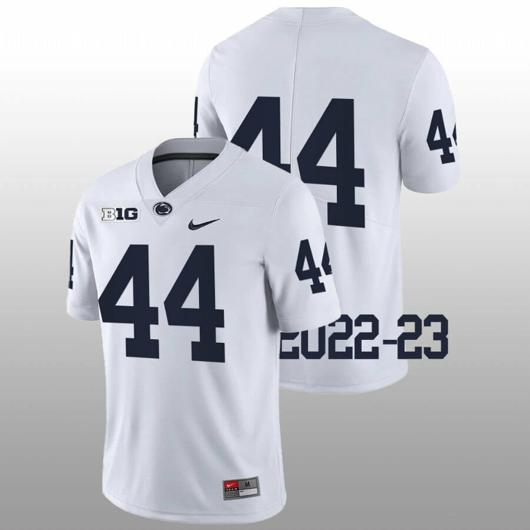 Men's Nike Penn State Tyler Warren Jersey #44 College Football Game White No Name