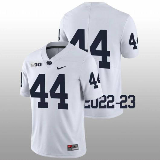 Men's Nike Penn State Chop Robinson Jersey #44 College Football Game White No Name