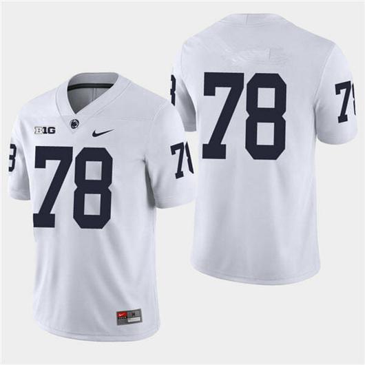 Men's Nike Penn State Mike Munchak Jersey #78 College Football Game White No Name