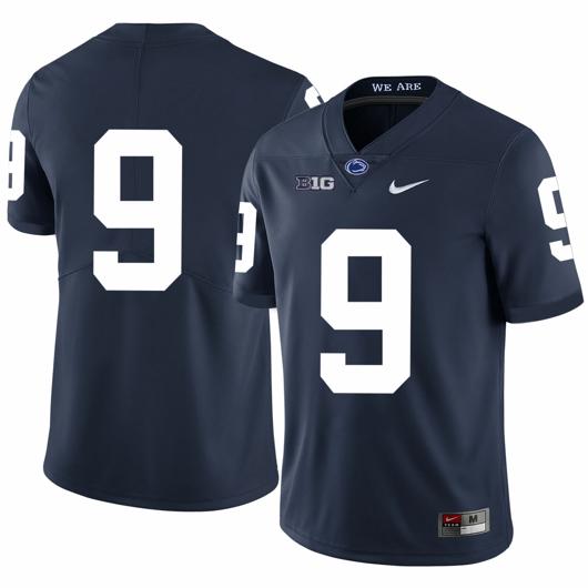 Men's Nike McSorley Penn State Jersey #9 Football No Name Dark Blue