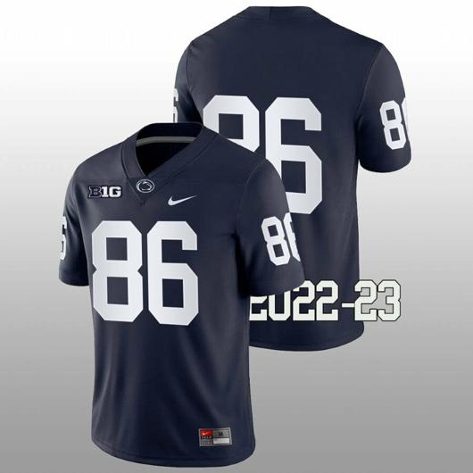 Men's Nike Penn State Jason Estrella Jersey #86 College Football Game Navy No Name