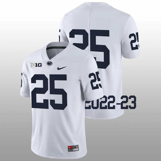 Men's Nike Penn State Daequan Hardy Jersey #25 College Football Game White No Name