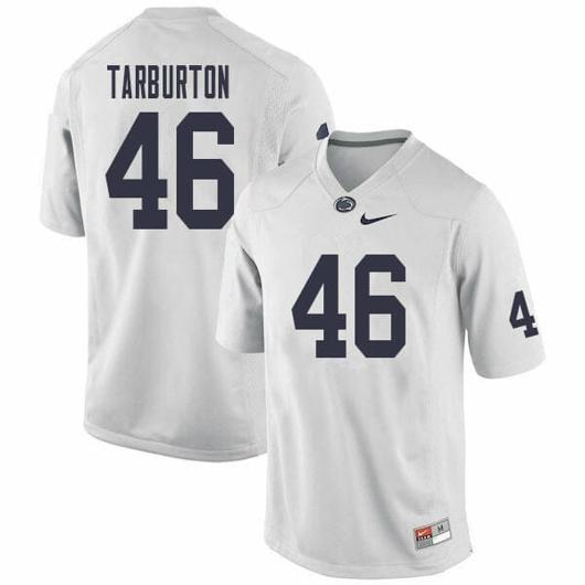 Men's Nike Penn State Nick Tarburton Jersey #46 College Football Game White With Name