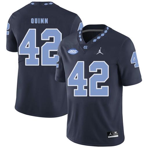 Men's North Carolina Tar Heels #42 Robert Quinn Football Jersey Black