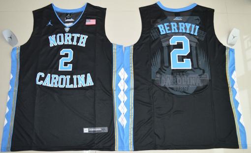 Men's North Carolina Tar Heels #2 Joel Berry II NCAA Basketball Jersey Black