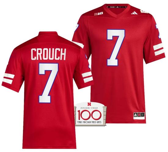 Men's Nebraska Cornhuskers Eric Crouch Jersey 100th Anniversary Red 2023 Alternate Football #7