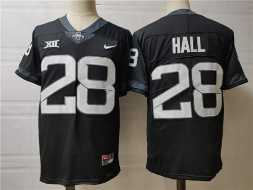 Men's Iowa State Cyclones #28 Breece Hall College Football Jersey Black