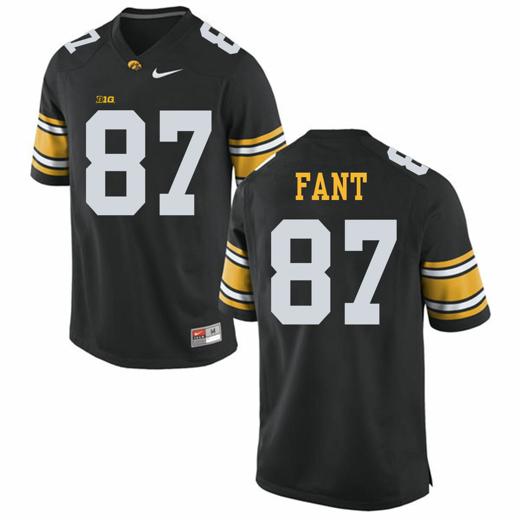 Men's Iowa Hawkeyes #87 Noah Fant NCAA College Football Jersey Black