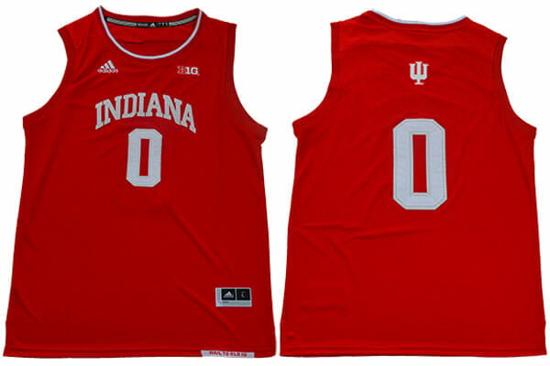 Men's Indiana Hoosiers #0 Romeo Langford NCAA Basketball Jersey Red