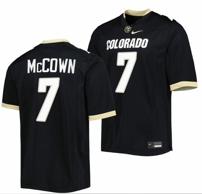 Men's Nike Owen McCown Jersey Colorado Buffaloes College Football Untouchable Replica Black #7