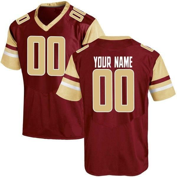 Men's Boston College Eagles Style Customized Jersey Football