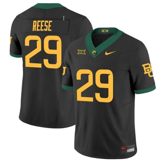 Men's Nike Richard Reese Jersey #29 Baylor Bears Vapor Limited College Football All Stitched Black