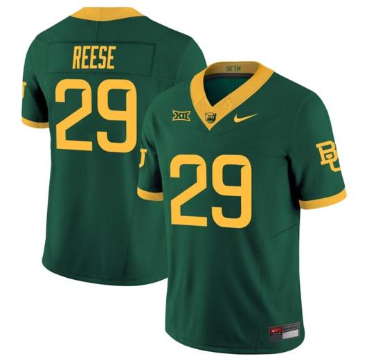 Men's Nike Richard Reese Jersey #29 Baylor Bears Vapor Limited College Football All Stitched Green