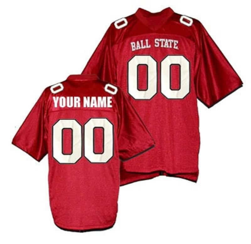 Ball State Cardinals Custom Jersey Name and Number NCAA College Football_1