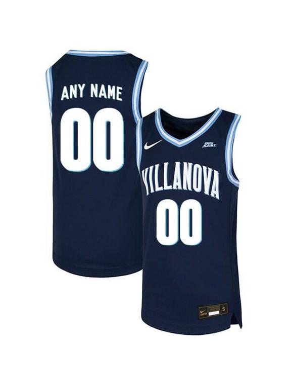 Men's Nike Custom Villanova Wildcats Jersey College Basketball Name and Number Elite Navy